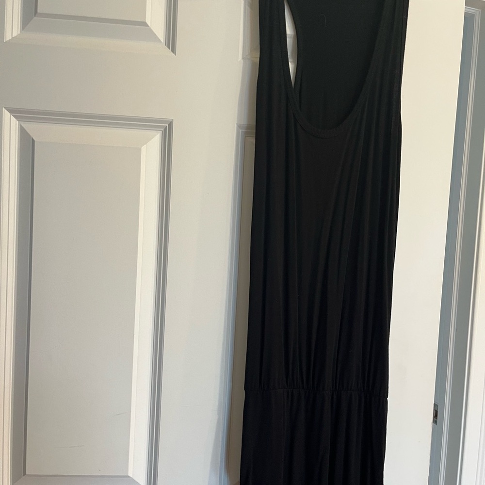 The Vanity Room Black Sleeveless Scoop Neck Sundress